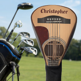 Akoestische gitarist Tan Brown Golfheadcover