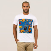 AKOESTISCHE GITARREN T-SHIRT (Voorkant volledig)