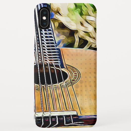 Akoestische Guitar Digital Art Case-Mate iPhone Case (Achterkant)