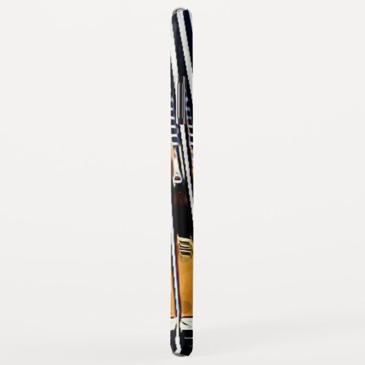 Akoestische Guitar Digital Art Case-Mate iPhone Case (Achterkant/rechts)