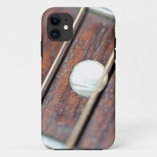 Akoestische Guitar Fret Hoesje-Mate iPhone Case (Achterkant)