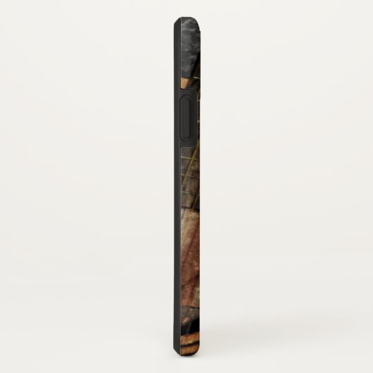 Akoestische Guitar Gray Grunge Aangepaste naam Case-Mate iPhone Case (Achterkant/rechts)