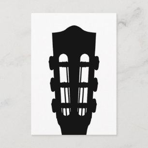 Akoestische Guitar Head RSVP-kaart RSVP Kaartje