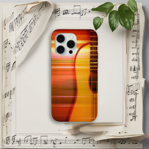 akoestische Sunset Guitar iPhone 16 Hoesje