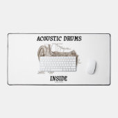 Akoestische trommels in de anatomie van het mensel bureaumat (Keyboard & Muis)