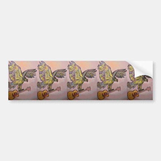Akoestische viviaan bumpersticker (Voorkant)