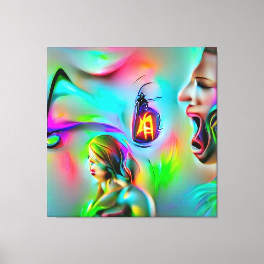 Akoestofobie Canvas Afdruk (Voorkant)