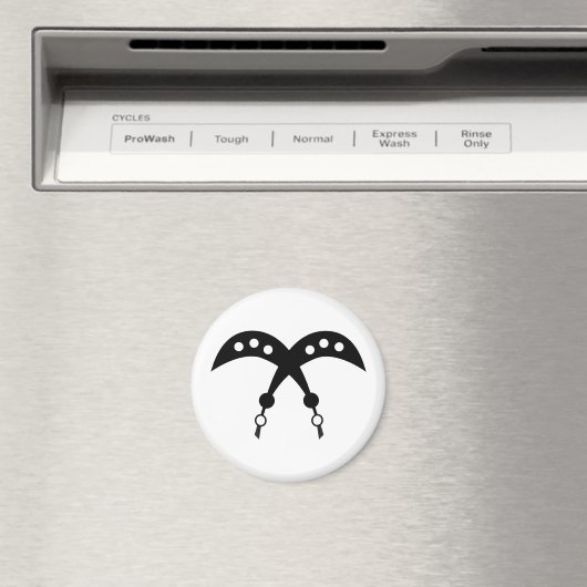 AKOFENA | Symbool Adinkra Courage en Valor Magneet (Insitu (Vaatwasser))