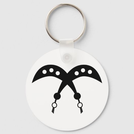 AKOFENA | Symbool Adinkra Courage en Valor Sleutelhanger (Voorkant)