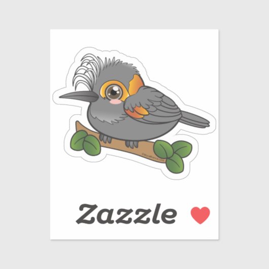 Akohekohe Hawaii Forest Bird Sticker (Vel)