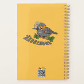 Akohekohe Hawaiian Bird Planner (Achterkant)