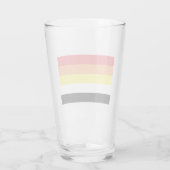 Akoiseksueel Akoiromantisch Trots Glas (Achterkant)