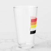 Akoiseksueel Akoiromantisch Trots Glas (Rechts)