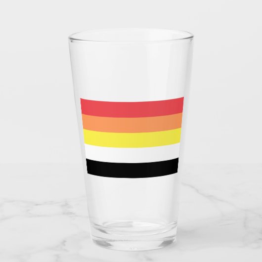 Akoiseksueel Akoiromantisch Trots Glas (Voorkant)