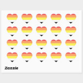 Akoiseksueel Akoiromantisch Trots Hart Sticker (Vel)