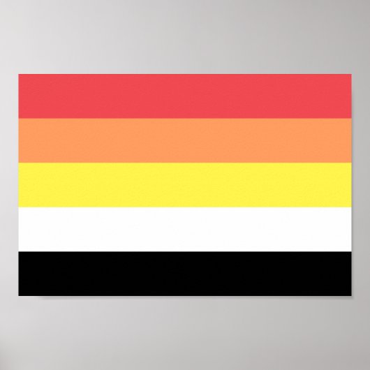 Akoiseksueel Akoiromantisch Trots Poster (Voorkant)