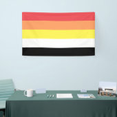 Akoiseksueel Akoiromantisch Trots Spandoek (Beurs)