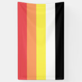Akoiseksueel Akoiromantisch Trots Spandoek (Verticaal)