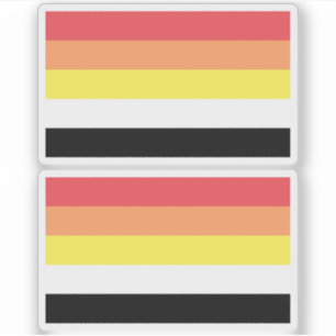 Akoiseksueel Akoiromantisch Trots Sticker