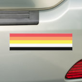 Akoisexual Akoiromantic Pride Bumpersticker (Op auto)