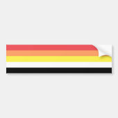 Akoisexual Akoiromantic Pride Bumpersticker (Voorkant)