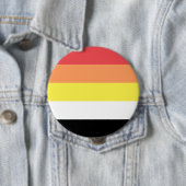Akoisexual Akoiromantic Pride Flag Ronde Button 4,0 Cm (In situ)