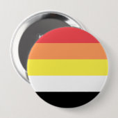 Akoisexual Akoiromantic Pride Flag Ronde Button 4,0 Cm (Voorkant /achterkant)