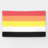 Akoisexual Akoiromantic Pride Spandoek (Horizontaal)