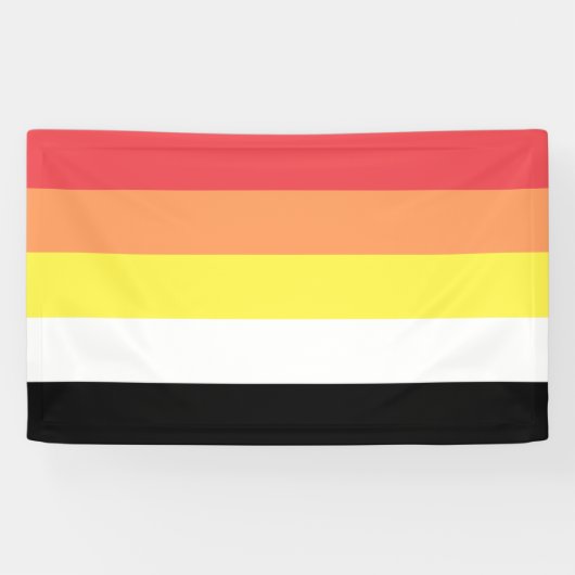 Akoisexual Akoiromantic Pride Spandoek (Horizontaal)