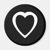 Akoma | Symbool voor patiënt- en tolerantiewit Magneet (Voorkant)