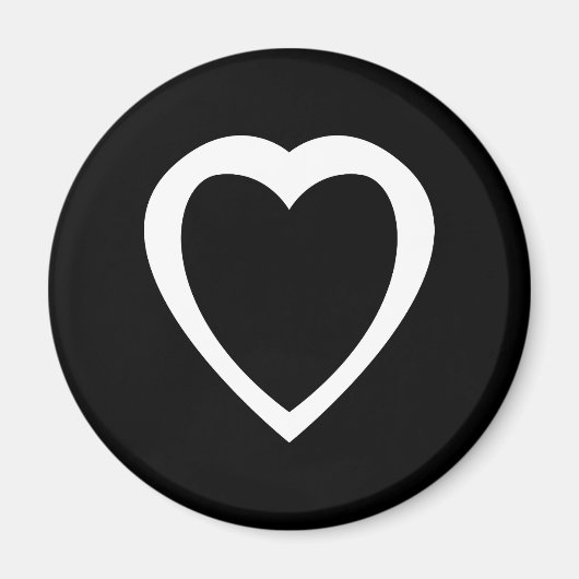 Akoma | Symbool voor patiënt- en tolerantiewit Magneet (Voorkant)