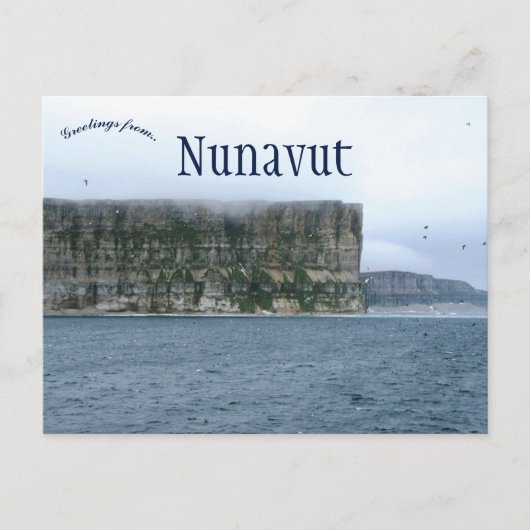 Akpatok Island Nunavut Canada Briefkaart (Voorkant)