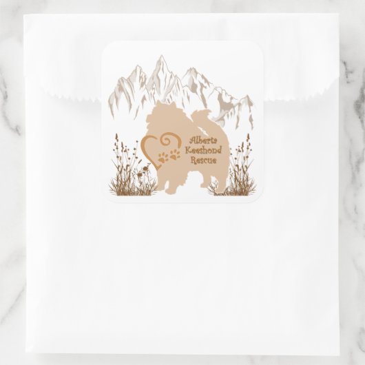 AKR Logo - Goud - Stickers (Tas)