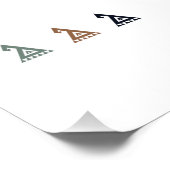 Akrep (Scorpion) Turks Motief Poster (Hoek)