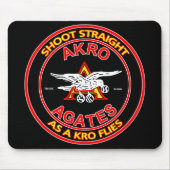 Akro Agate Black Mousepad Muismat (Voorkant)