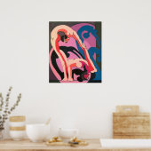 Akrobatenpaar Poster (Keuken)