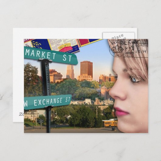 Akron 8 Pk. Briefkaart (Voorkant / Achterkant)