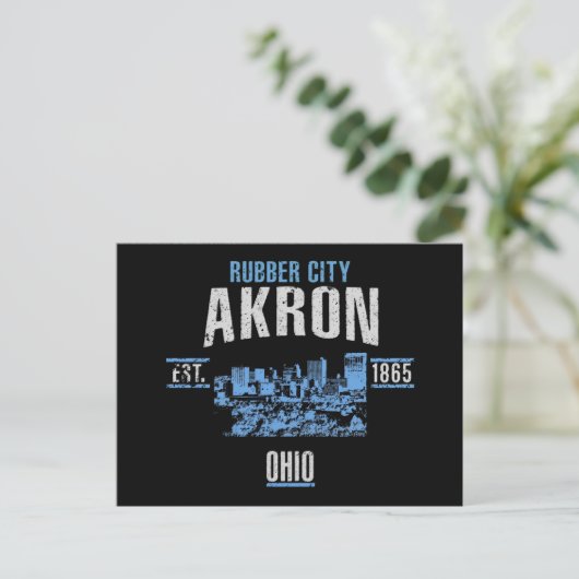 Akron Briefkaart (Staand voorkant)