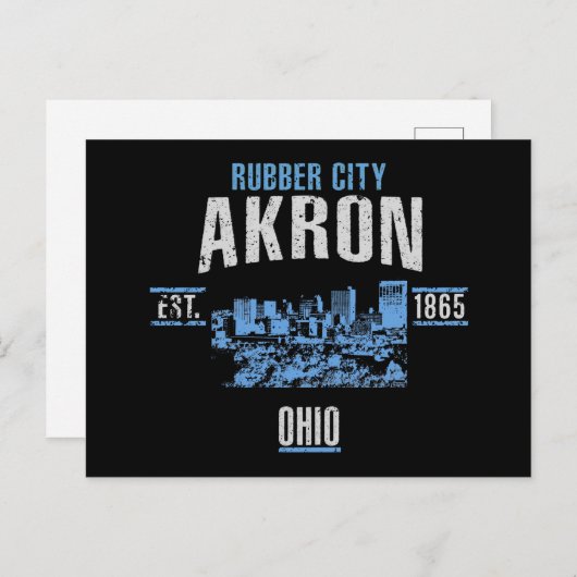 Akron Briefkaart (Voorkant / Achterkant)