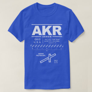 Akron Fulton International Airport AKR T-Shirt