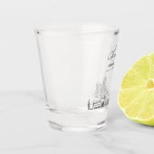 Akron Huwelijksgunst Gepersonaliseerde Proost Shot Glas (Links)