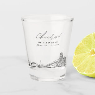 Akron Huwelijksgunst Gepersonaliseerde Proost Shot Glas