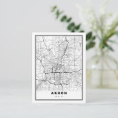 Akron Map Feestdagenkaart (Staand voorkant)
