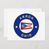 Akron Ohio Briefkaart (Voorkant / Achterkant)
