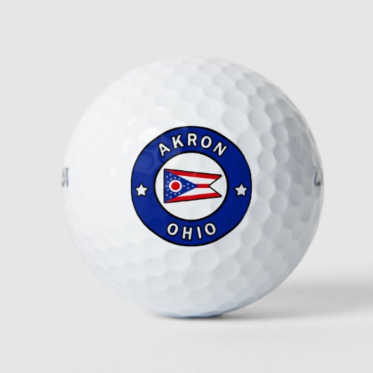 Akron Ohio Golfballen (Voorkant)