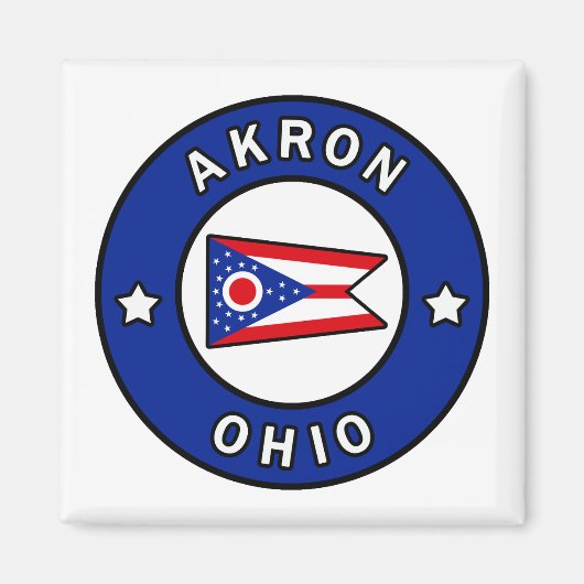 Akron Ohio Magneet (Voorkant)