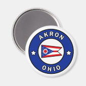 Akron Ohio Magneet (Voorkant / Achterkant)