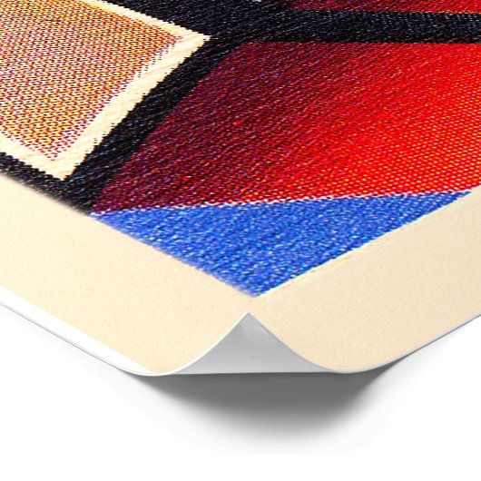 Akron Ohio OH groot Briefkaart Poster (Hoek)