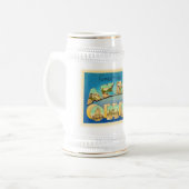 Akron Ohio OH Old Vintage Travel Souvenir Bierpul (Voorkant links)