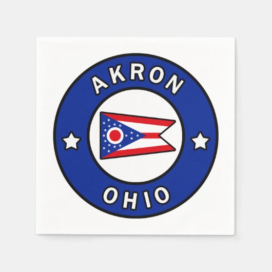 Akron Ohio Servet (Voorkant)